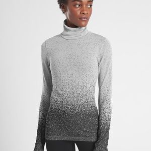 Athleta Flurry Blizzard Gradient Turtleneck Small